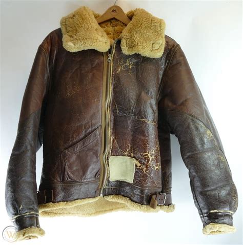 ww2 replica jacket|authentic ww2 leather bomber jacket.